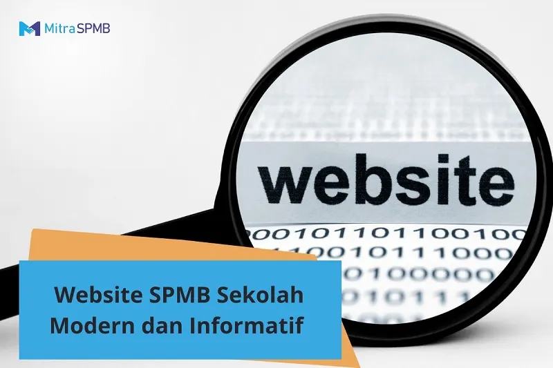 Contoh Website SPMB Sekolah Modern dan Informatif